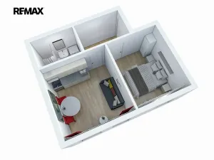Pronájem bytu 2+kk, Praha - Nové Město, Legerova, 34 m2