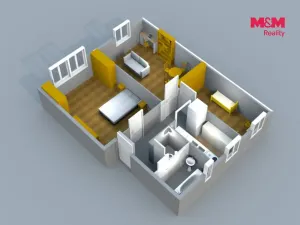 Prodej bytu 3+1, Kolín - Kolín II, Na Magistrále, 64 m2
