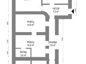 Prodej rodinného domu, Borotice, 120 m2