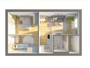 Prodej bytu 2+kk, Brno, Holzova, 41 m2