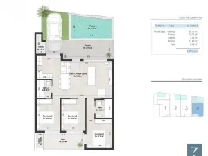 Prodej rodinného domu, San Pedro del Pinatar, Murcia, Španělsko, 87 m2