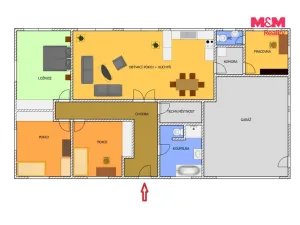 Pronájem rodinného domu, Čáslav - Čáslav-Nové Město, Ludmily Formanové, 147 m2