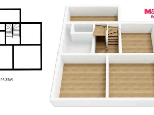 Prodej rodinného domu, Koryčany, Masarykova, 100 m2
