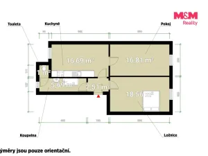 Pronájem bytu 2+1, Plzeň - Východní Předměstí, Jablonského, 61 m2