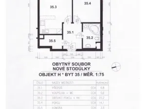 Pronájem bytu 2+kk, Praha - Stodůlky, Raichlova, 55 m2
