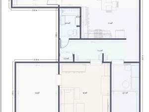 Prodej bytu 3+1, Pardubice - Polabiny, Varšavská, 69 m2