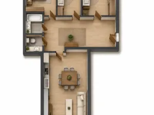 Prodej bytu 4+kk, Praha - Letňany, Škrábkových, 97 m2