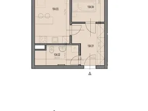 Prodej bytu 2+kk, Plzeň, V Malé Doubravce, 40 m2