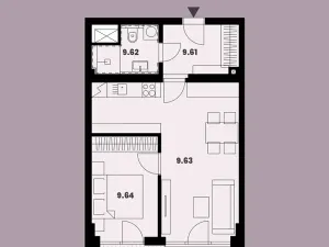 Prodej bytu 2+kk, Brno, Burešova, 51 m2