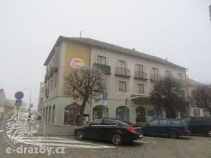 Dražba komerční nemovitosti, Moravský Krumlov, náměstí T. G. Masaryka, 2957 m2