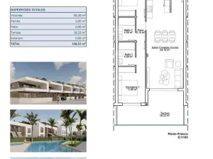 Prodej bytu 3+kk, Pilar de La Horadada, Alicante, Španělsko, 90 m2