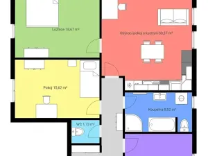 Prodej bytu 4+kk, Trhové Sviny, Za Pilou, 95 m2