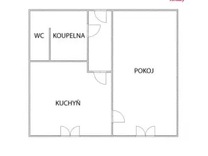 Prodej bytu 1+1, Ústí nad Labem - Mojžíř, Jindřicha Plachty, 35 m2