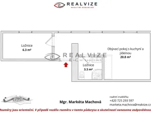 Prodej bytu 2+kk, České Budějovice, Resslova, 30 m2