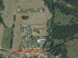 Prodej pozemku, Kaplice - Blansko, 843 m2