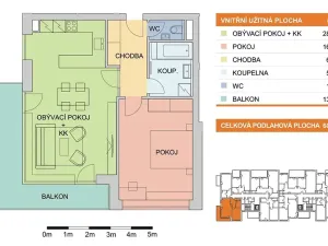 Pronájem bytu 2+kk, Olomouc, Aloise Rašína, 60 m2