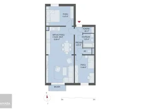 Prodej bytu 3+kk, Nehvizdy, 69 m2