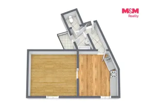 Prodej bytu 1+1, Karlovy Vary, Mattoniho nábřeží, 45 m2
