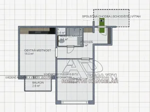 Pronájem bytu 2+kk, Český Krumlov, Urbinská, 41 m2