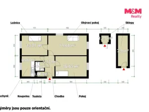 Prodej bytu 3+1, Borová Lada, 70 m2