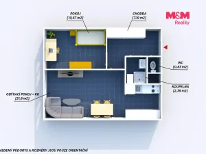 Prodej bytu 2+kk, Praha - Stodůlky, Zvoncovitá, 43 m2