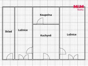 Pronájem chaty, Úvaly, 45 m2