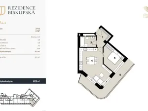 Prodej bytu 2+kk, Ostrava - Moravská Ostrava, Biskupská, 47 m2