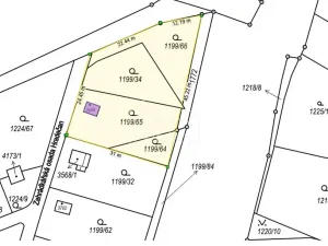 Prodej pozemku pro bydlení, Hradec Králové, Červený Dvůr, 1081 m2