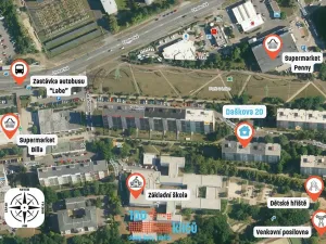 Prodej bytu 3+1, Praha - Modřany, Daškova, 72 m2