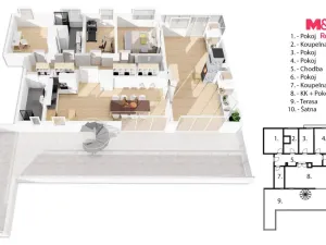 Prodej bytu 5+kk, Praha, Jeseniova, 189 m2