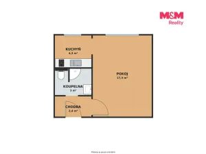 Prodej bytu 1+1, Ostrava - Poruba, Mongolská, 27 m2