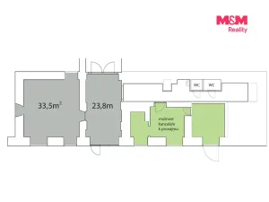 Pronájem komerční nemovitosti, Zdiby - Přemyšlení, U Továrny, 57 m2