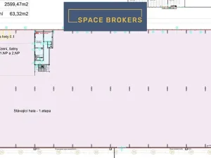 Pronájem skladu, Hradec Králové, Na Brně, 2500 m2