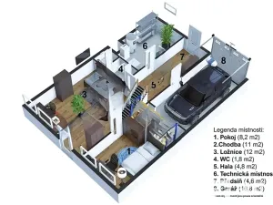 Prodej rodinného domu, Tišice, Hasičská, 150 m2