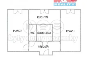 Pronájem bytu 2+1, Ostrava - Zábřeh, Výškovická, 56 m2