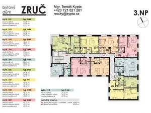 Pronájem bytu 1+kk, Zruč-Senec, Sportovní, 44 m2