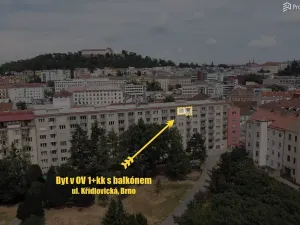 Prodej bytu 1+kk, Brno, Křídlovická, 35 m2