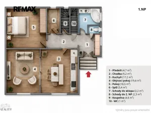 Prodej rodinného domu, Stěžery, 114 m2
