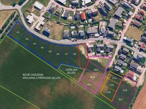 Prodej pozemku pro bydlení, Hrušovany u Brna, Pod Střediskem, 1132 m2