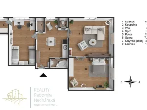 Prodej bytu 3+1, Mělník, Pražská, 98 m2
