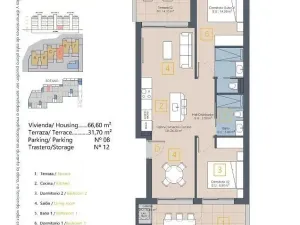 Prodej bytu 3+kk, Los Alcazares, Murcia, Španělsko, 85 m2