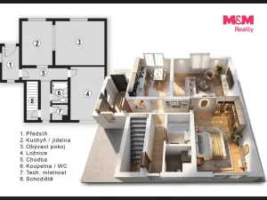 Prodej rodinného domu, Jemníky, 80 m2