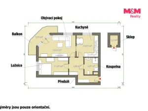 Pronájem bytu 2+1, Dobřany, Jungmannova, 54 m2