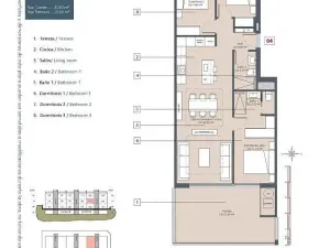 Prodej bytu 4+kk, Benijofar, Alicante, Španělsko, 81 m2