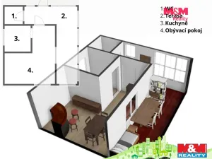 Prodej chaty, Kadaň - Tušimice, 148 m2