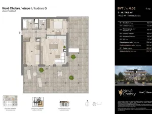 Prodej bytu 3+kk, Praha - Dolní Chabry, Podhorská, 76 m2
