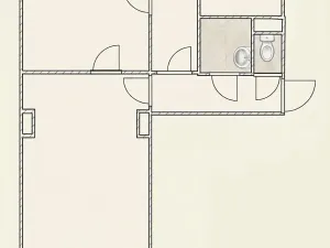 Prodej bytu 2+1, Praha - Hloubětín, Poděbradská, 54 m2