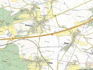 Prodej louky, Cerhovice, 2250 m2