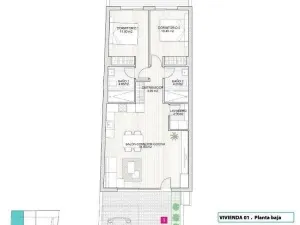 Prodej rodinného domu, San Pedro del Pinatar, Murcia, Španělsko, 78 m2