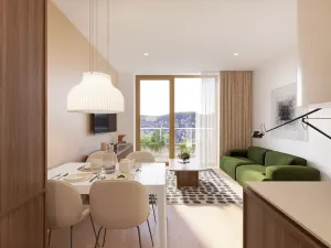 Prodej bytu 2+kk, Luhačovice, Zatloukalova, 53 m2